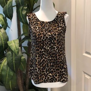 LOFT Leopard Print Tank Top
